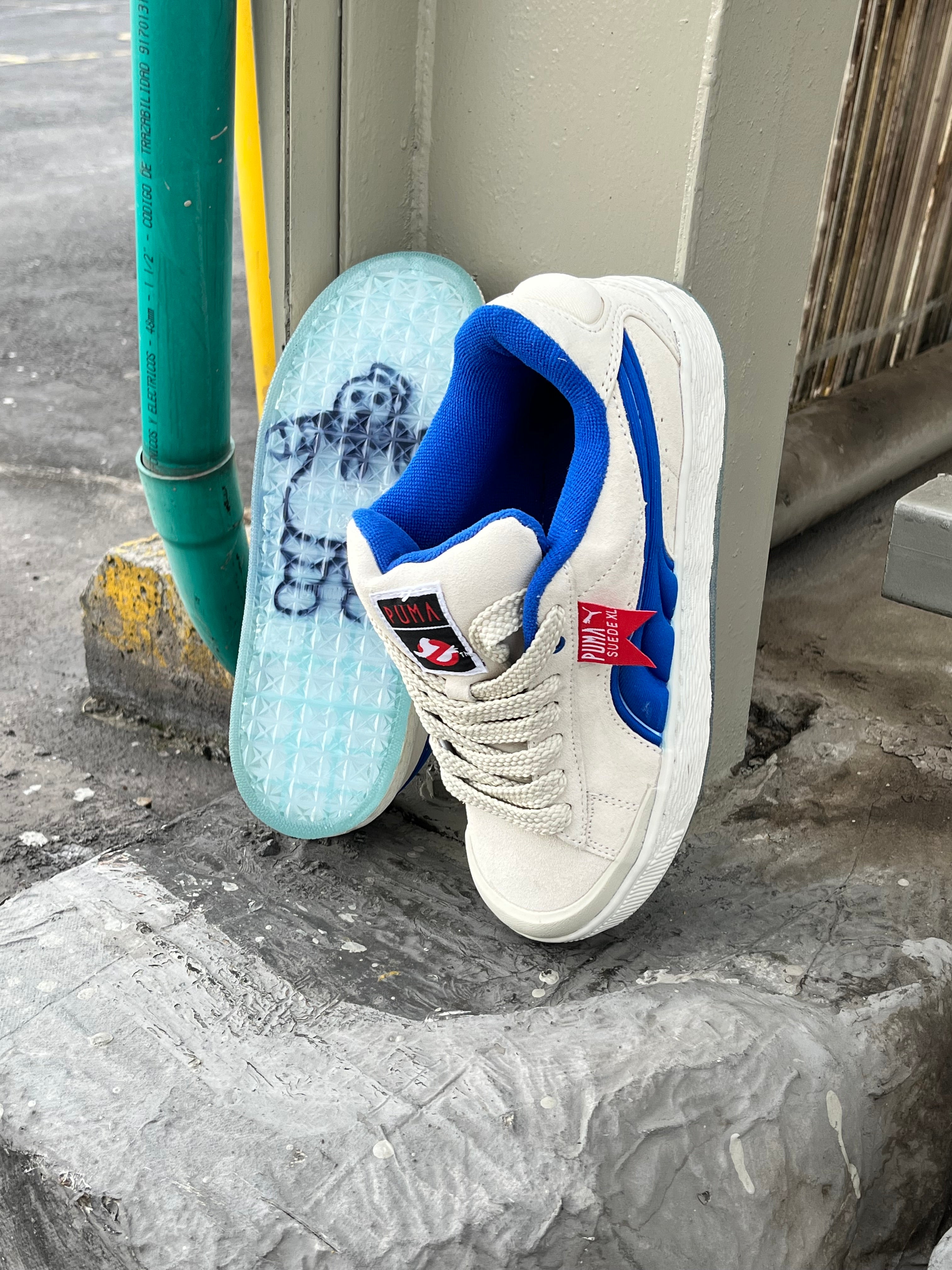 Puma Suede Xl Ghostbusters Stay Puft Marshmallow