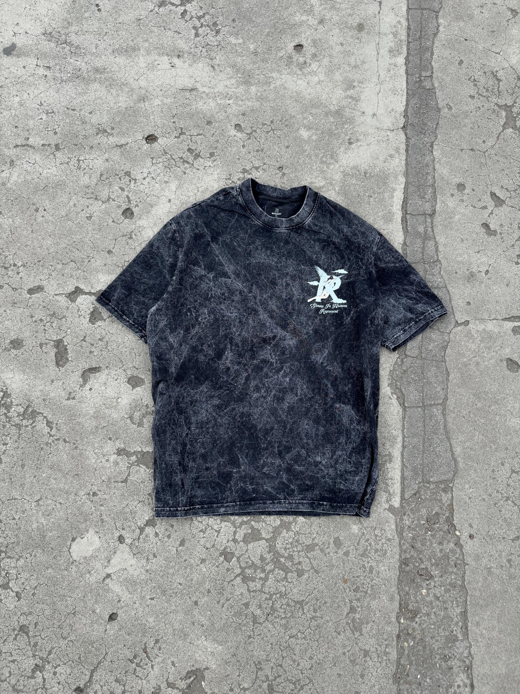 Represent Oversize T-shirt Acid Wash