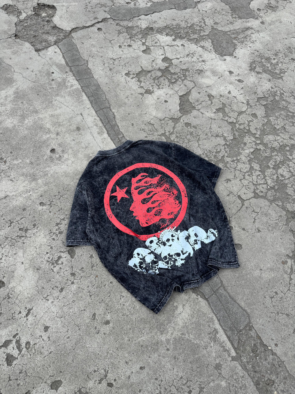 Hellstar Oversize T-shirt Acid Wash